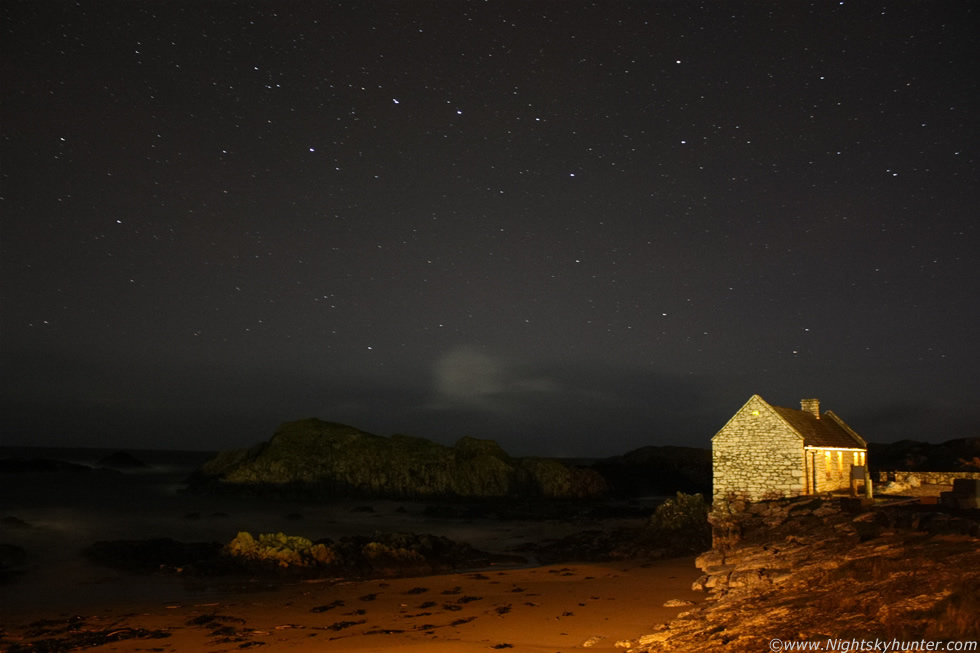 Ballintoy Harbour Night Storms & Stars