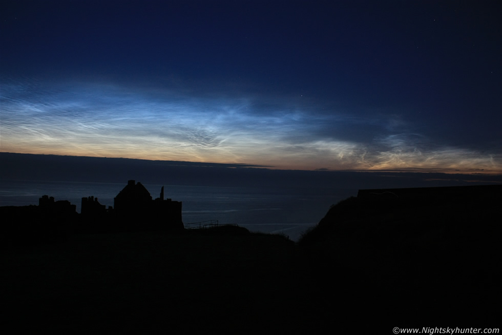 Dunluce Castle Noctilucent Cloud Display