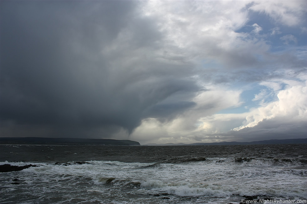 Funnel Cloud/Waterspout, Co. Anrim Coast