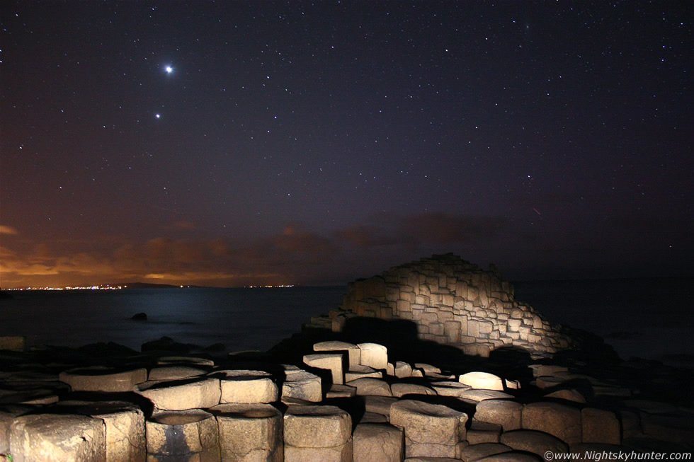 Giant's Causeway Planets, Zodiacal Light & Aurora