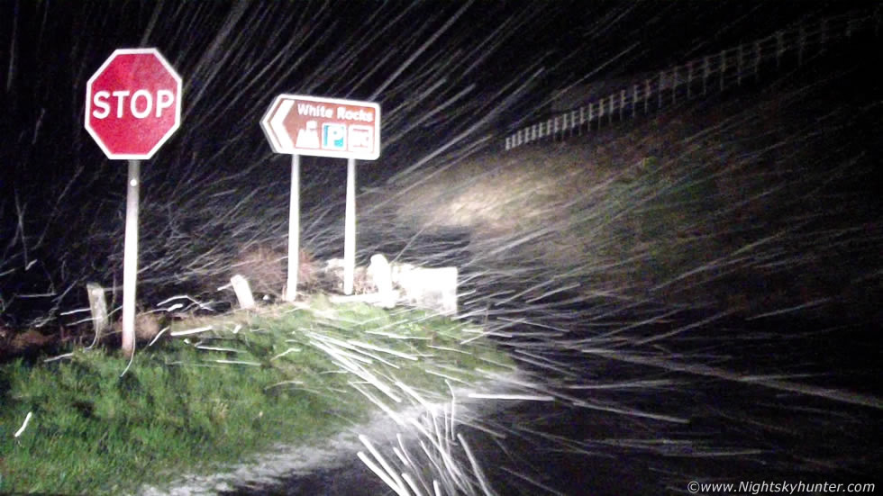 Antrim Coast Snow Squalls