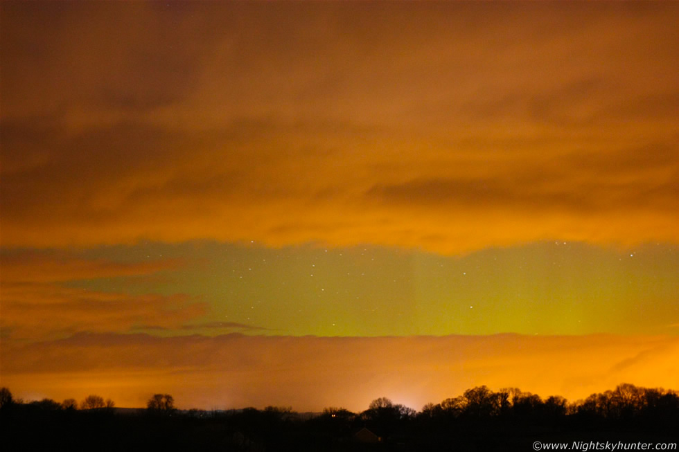 Glenshane Pass Snow Showers, Planets & Aurora