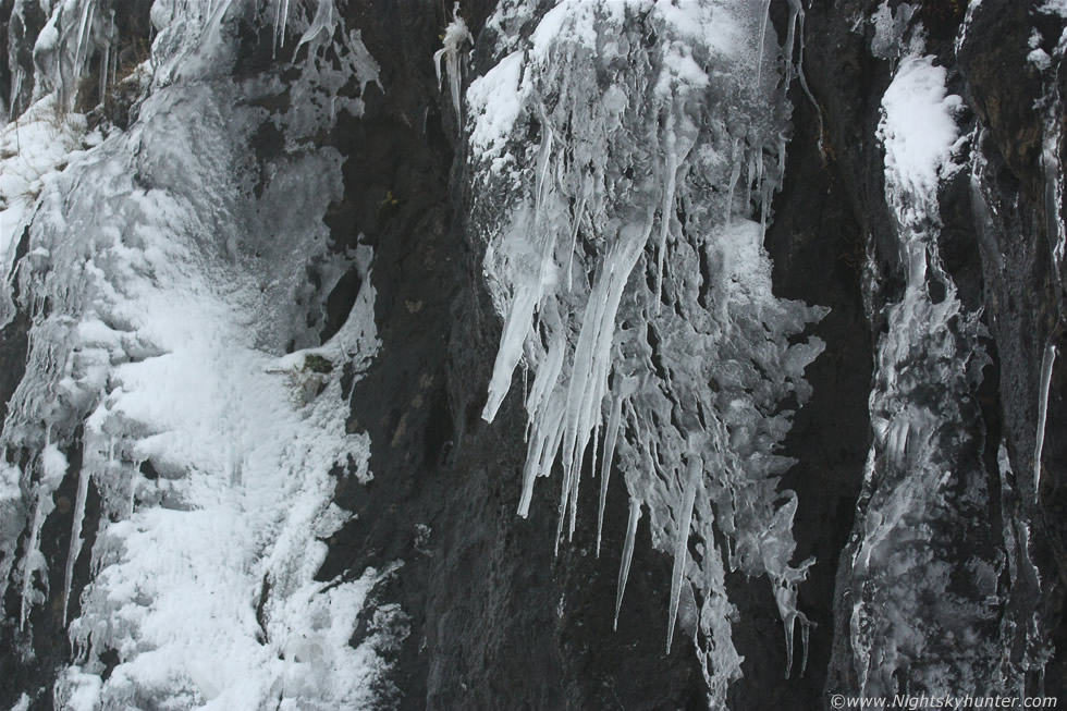 Insane Icicle Display On Glenshane Pass