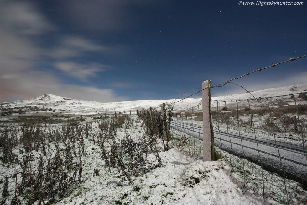 Moonlit Snow On Glenshane Pass