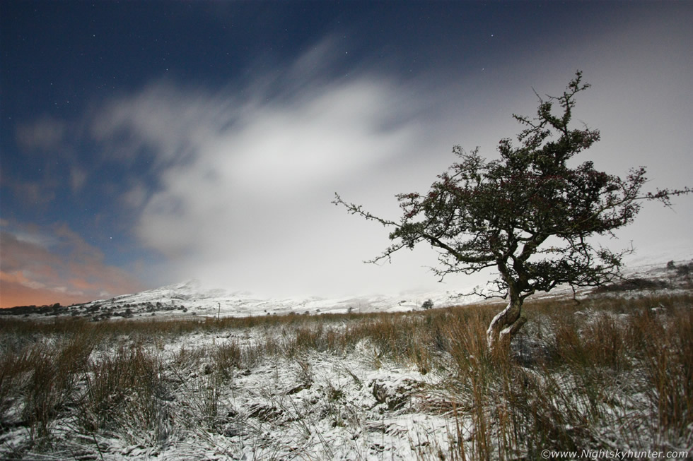 Moonlit Snow On Glenshane Pass