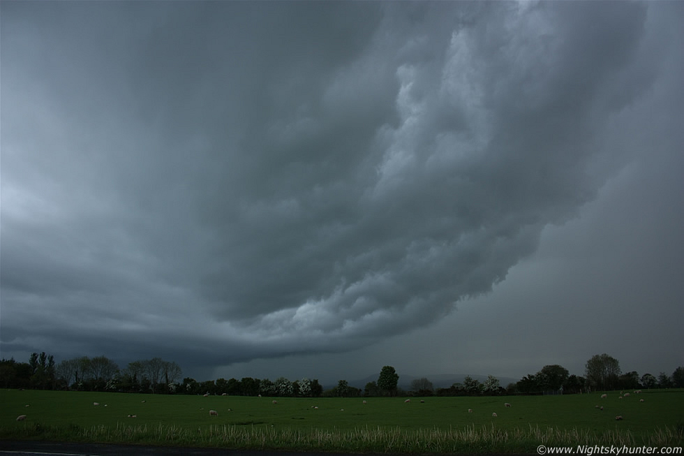 Severe Multicell Thunderstorms, Glenshane Pass