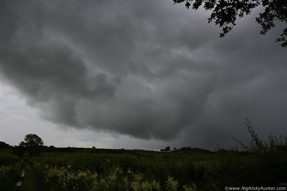 Shelf Cloud/Gust Front, Glenshane Road, July 7th 2011