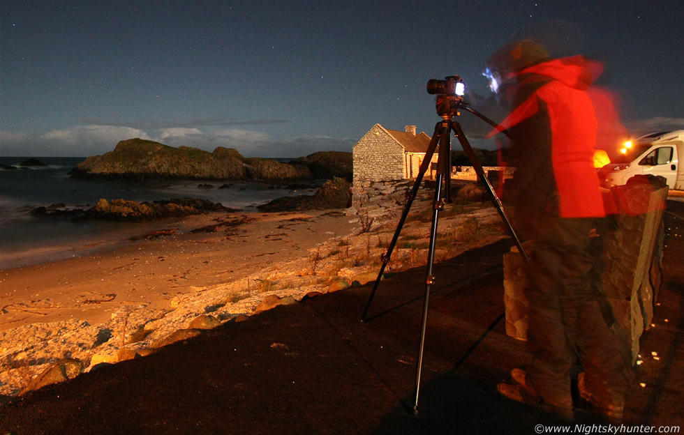 BBC The One Show Aurora Hunt - Ballintoy Harbour